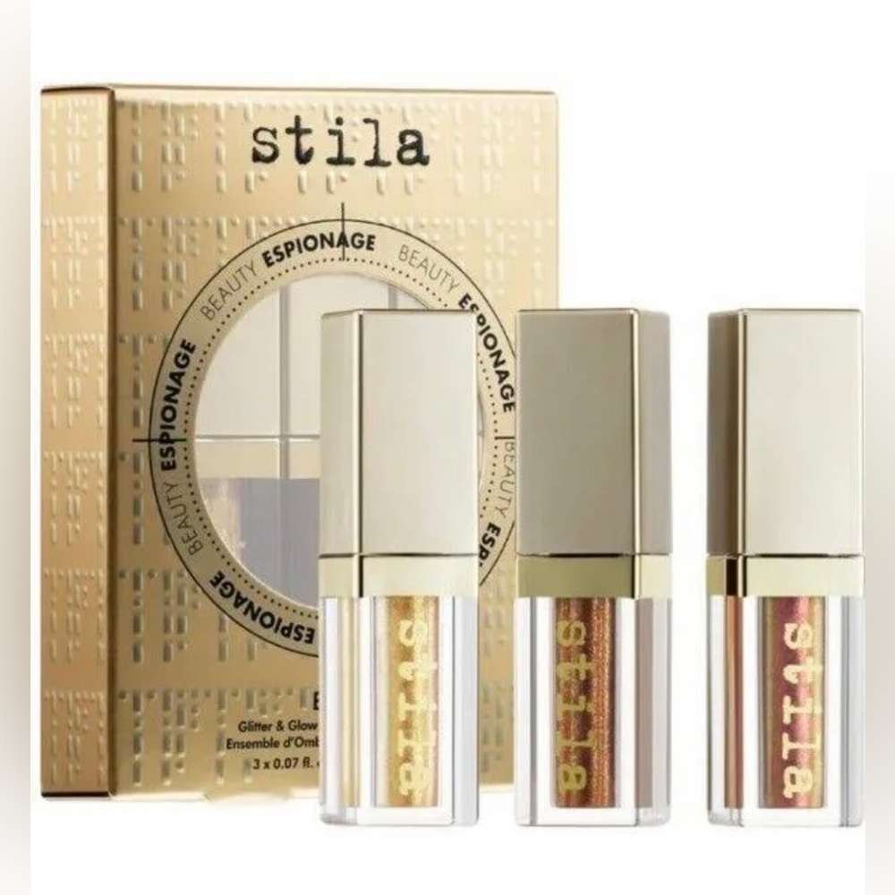 Stila Glitter & Glow Liquid Eyeshadow Set Eye Spy